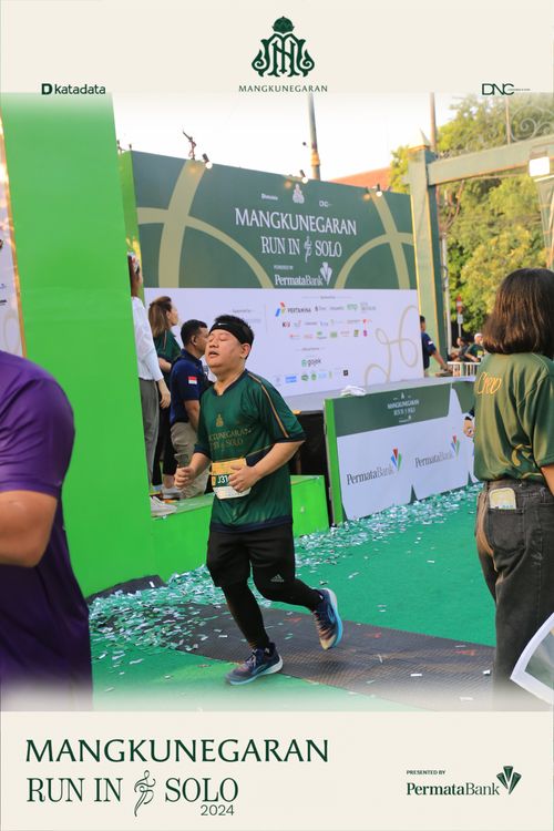 Race photo from Mangkunegaran Run 2024