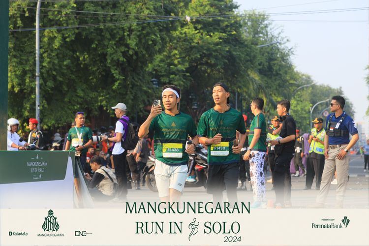 Race photo from Mangkunegaran Run 2024