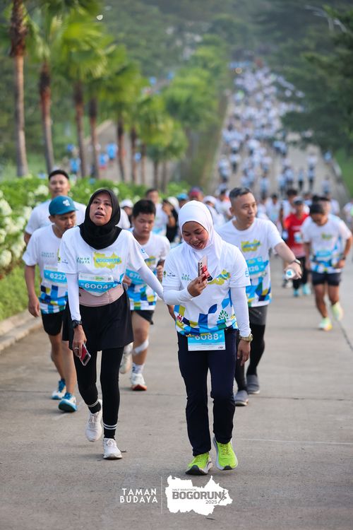 Race photo from Taman Budaya x BOGORUN 2025