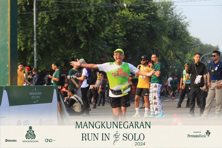 Race photo from Mangkunegaran Run 2024