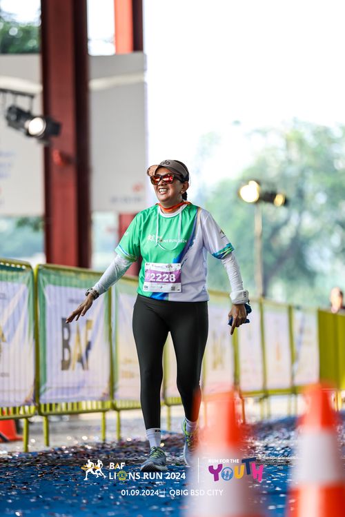 Race photo from BAF LIONS RUN 2024
