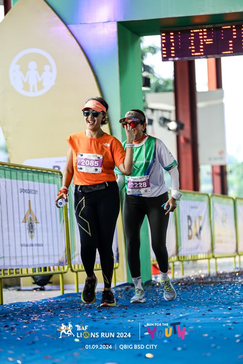 Race photo from BAF LIONS RUN 2024