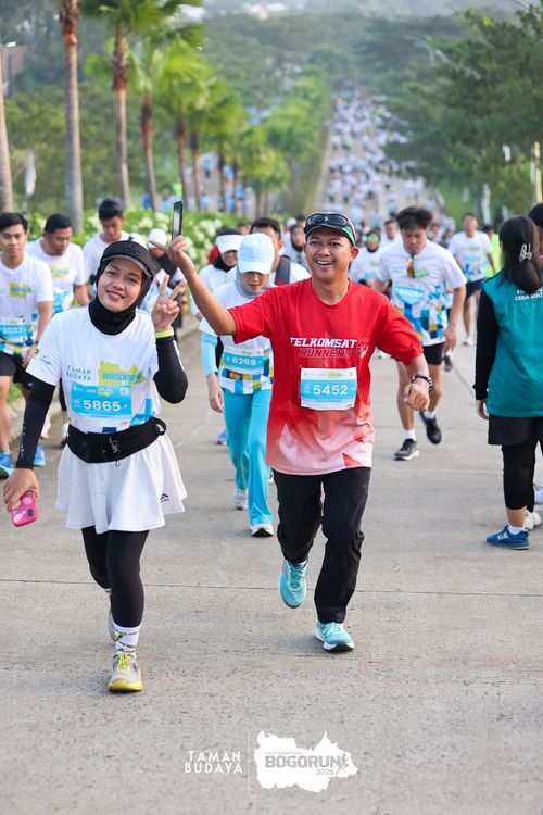Race photo from Taman Budaya x BOGORUN 2025