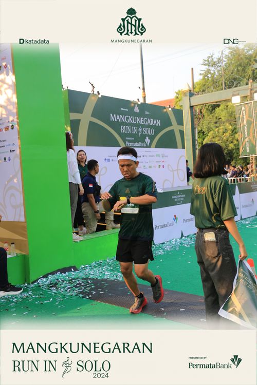 Race photo from Mangkunegaran Run 2024
