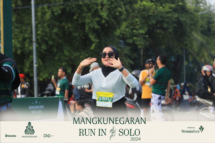 Race photo from Mangkunegaran Run 2024