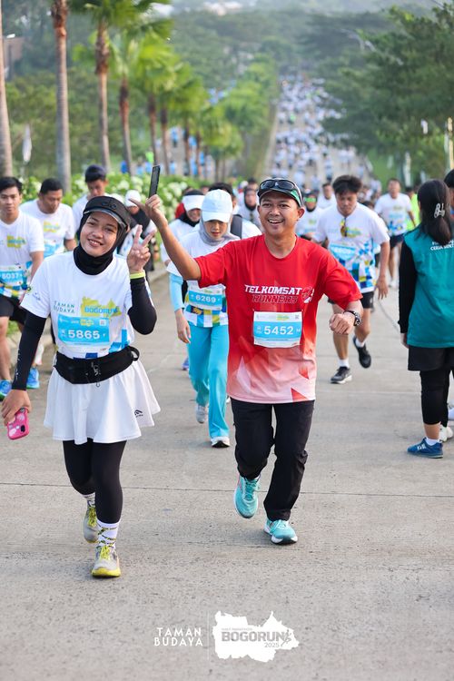 Race photo from Taman Budaya x BOGORUN 2025