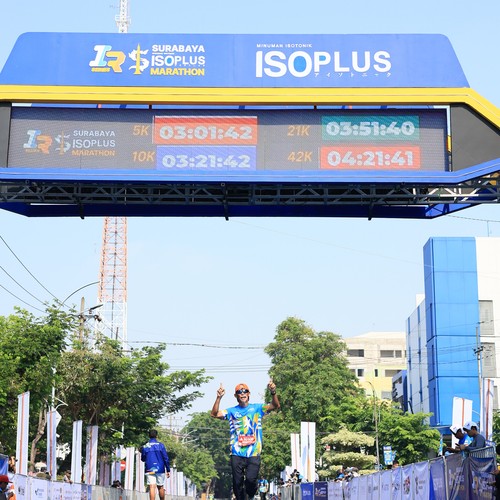 Race photo from SURABAYA ISOPLUS MARATHON 2026