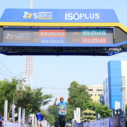 Race photo from SURABAYA ISOPLUS MARATHON 2026