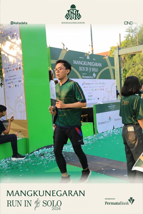 Race photo from Mangkunegaran Run 2024