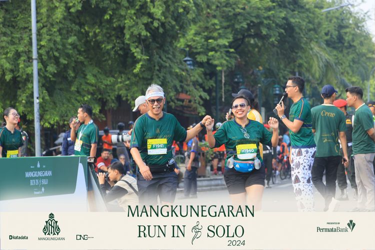 Race photo from Mangkunegaran Run 2024