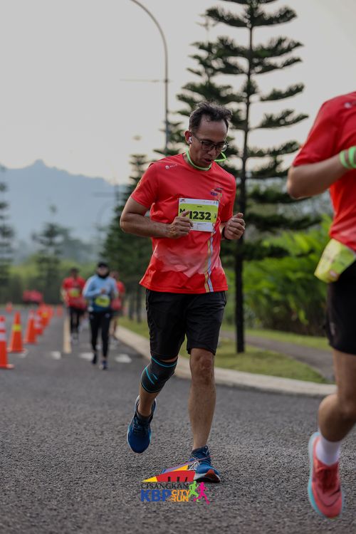 Race photo from CISANGKAN KBP CITY RUN 2025