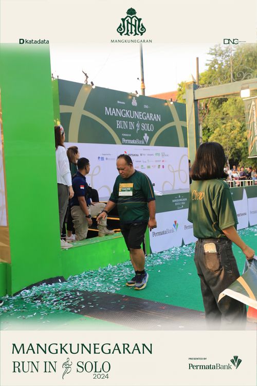 Race photo from Mangkunegaran Run 2024