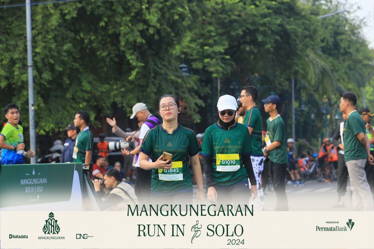 Race photo from Mangkunegaran Run 2024