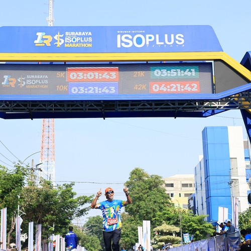Race photo from SURABAYA ISOPLUS MARATHON 2026
