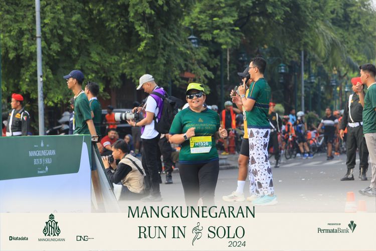 Race photo from Mangkunegaran Run 2024