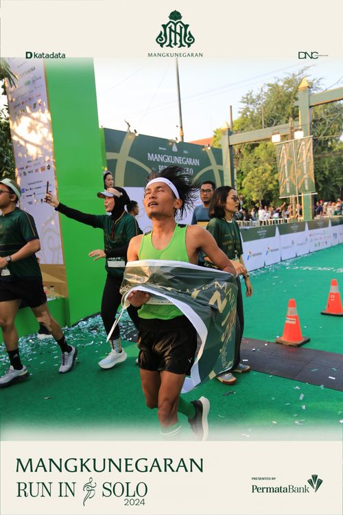 Race photo from Mangkunegaran Run 2024