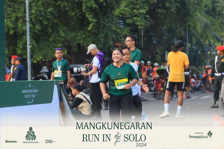 Race photo from Mangkunegaran Run 2024