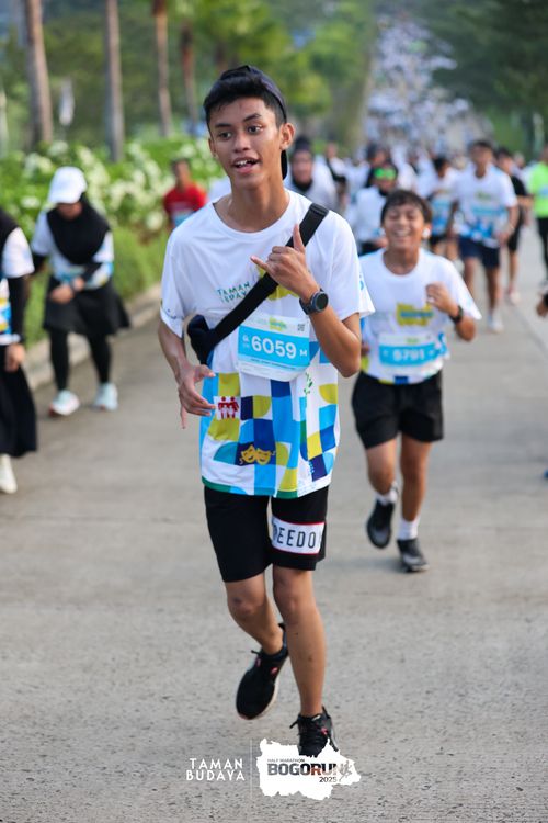 Race photo from Taman Budaya x BOGORUN 2025