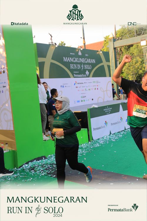 Race photo from Mangkunegaran Run 2024
