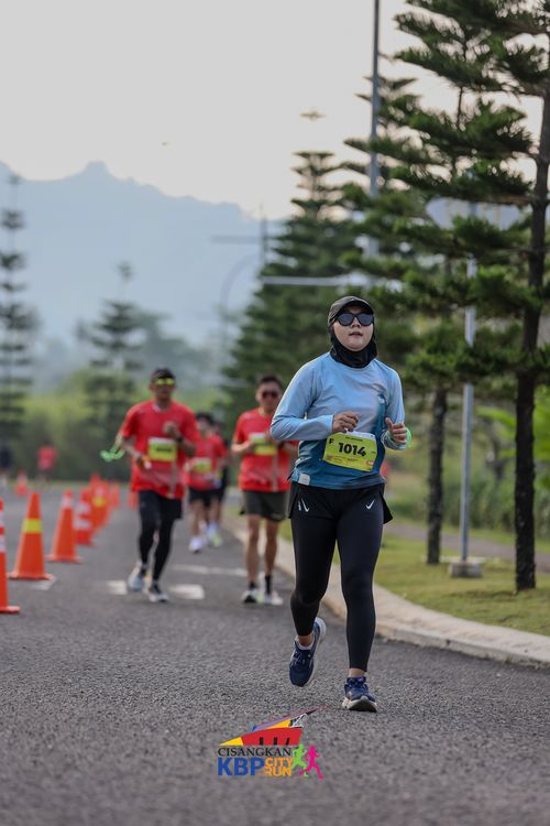 Race photo from CISANGKAN KBP CITY RUN 2025