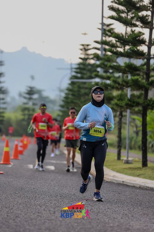 Race photo from CISANGKAN KBP CITY RUN 2025