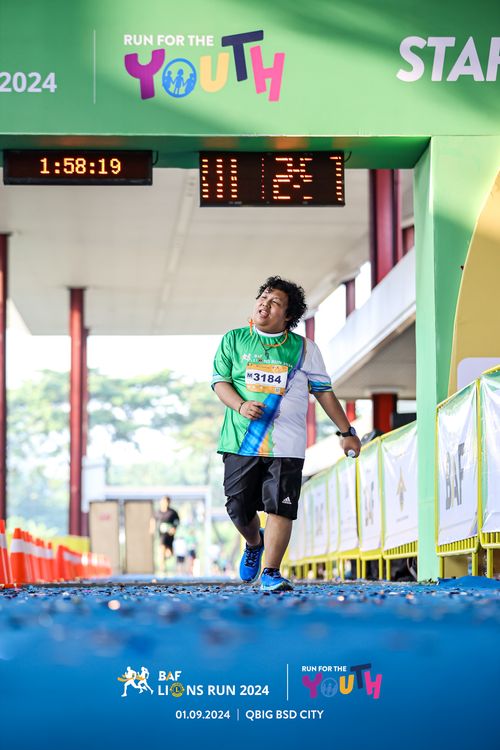Race photo from BAF LIONS RUN 2024