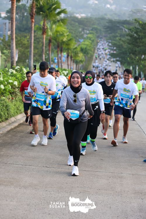 Race photo from Taman Budaya x BOGORUN 2025