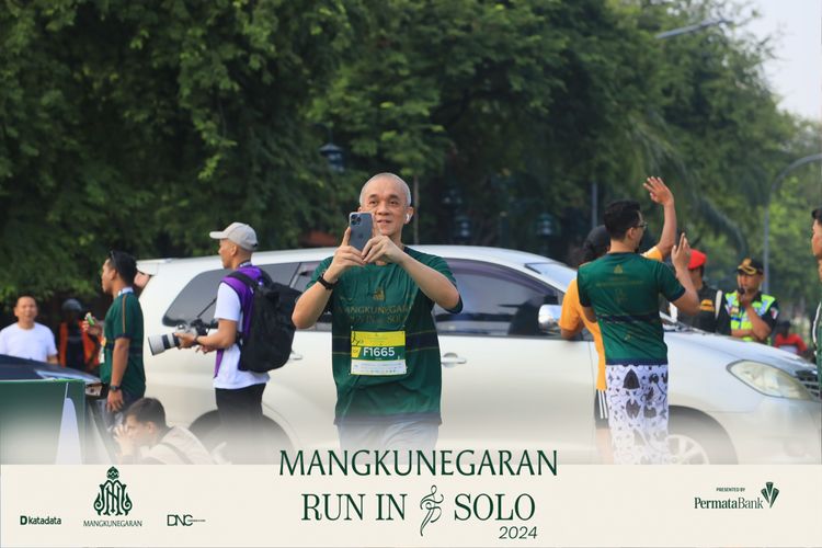 Race photo from Mangkunegaran Run 2024