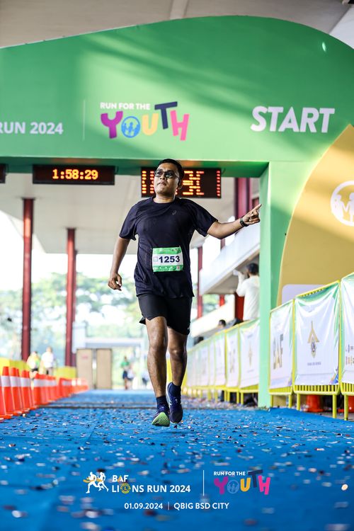 Race photo from BAF LIONS RUN 2024