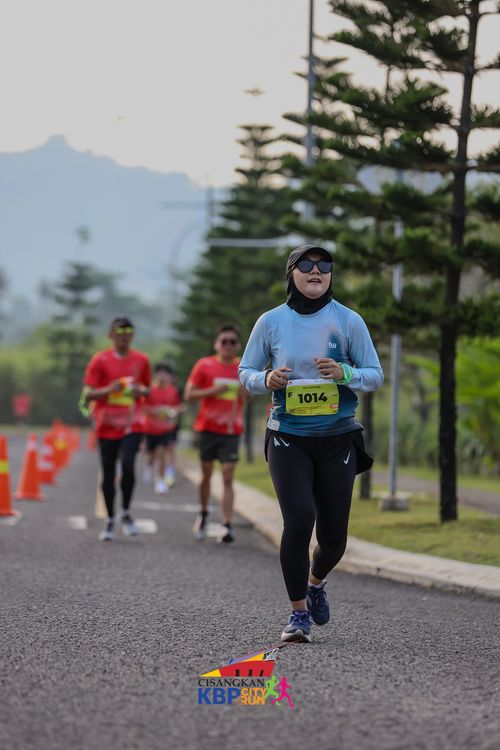 Race photo from CISANGKAN KBP CITY RUN 2025