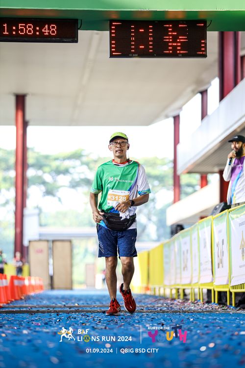 Race photo from BAF LIONS RUN 2024