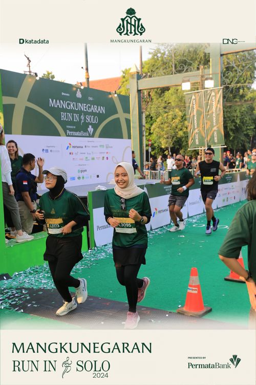 Race photo from Mangkunegaran Run 2024