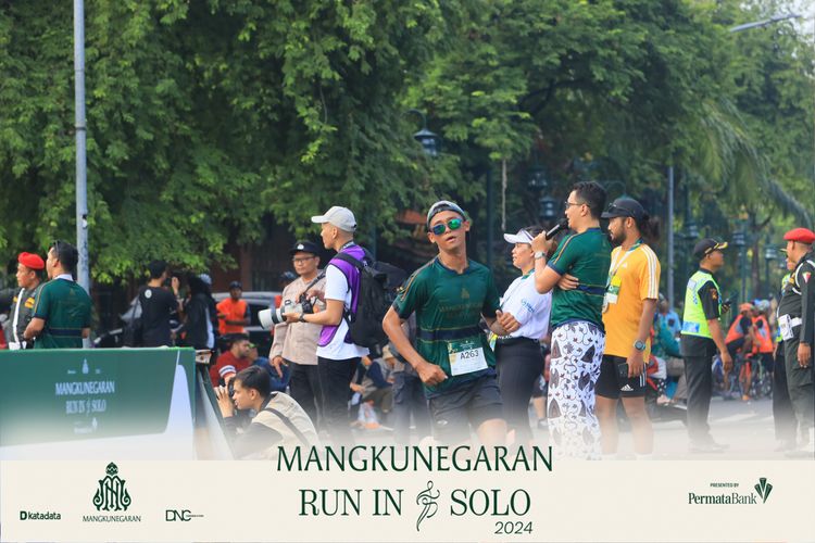 Race photo from Mangkunegaran Run 2024