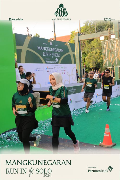 Race photo from Mangkunegaran Run 2024