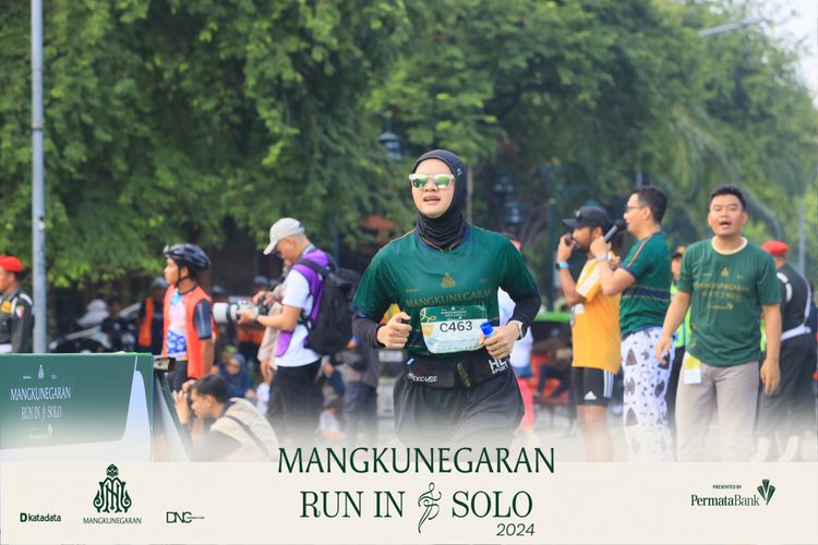 Race photo from Mangkunegaran Run 2024