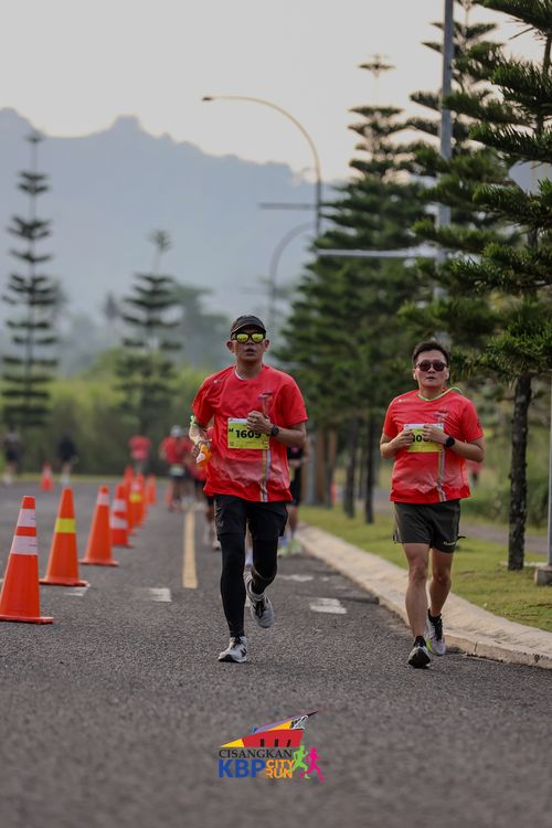 Race photo from CISANGKAN KBP CITY RUN 2025