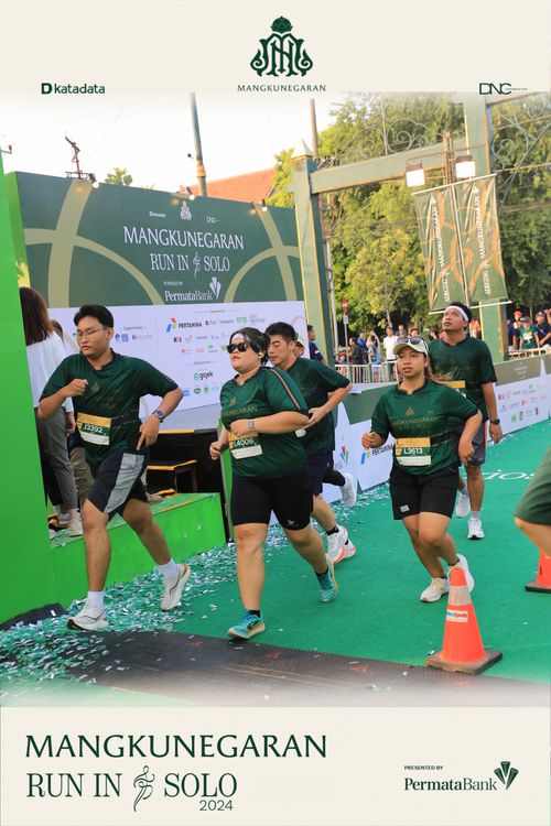 Race photo from Mangkunegaran Run 2024