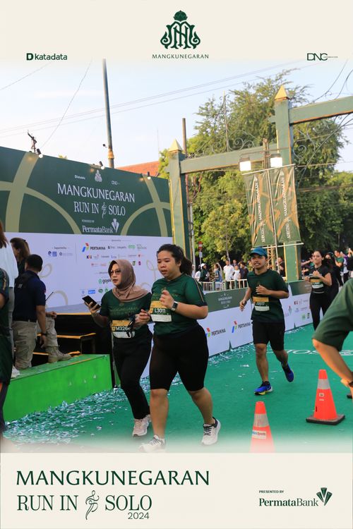 Race photo from Mangkunegaran Run 2024