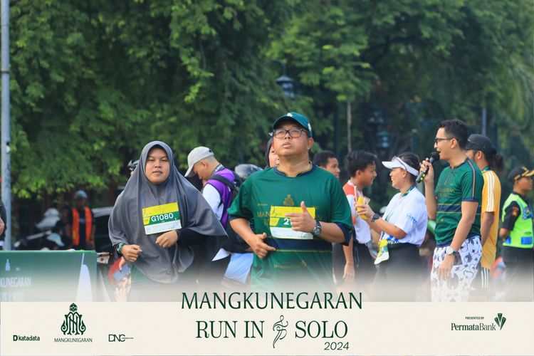 Race photo from Mangkunegaran Run 2024