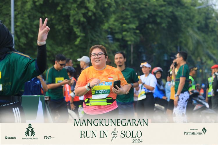 Race photo from Mangkunegaran Run 2024