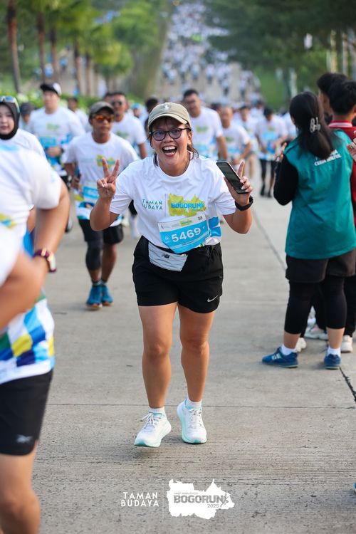 Race photo from Taman Budaya x BOGORUN 2025