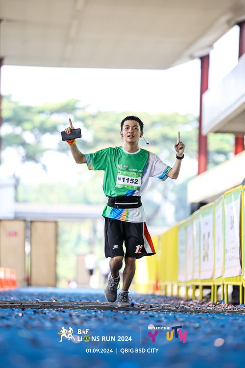 Race photo from BAF LIONS RUN 2024