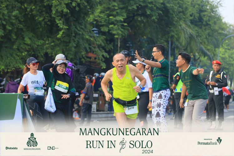 Race photo from Mangkunegaran Run 2024