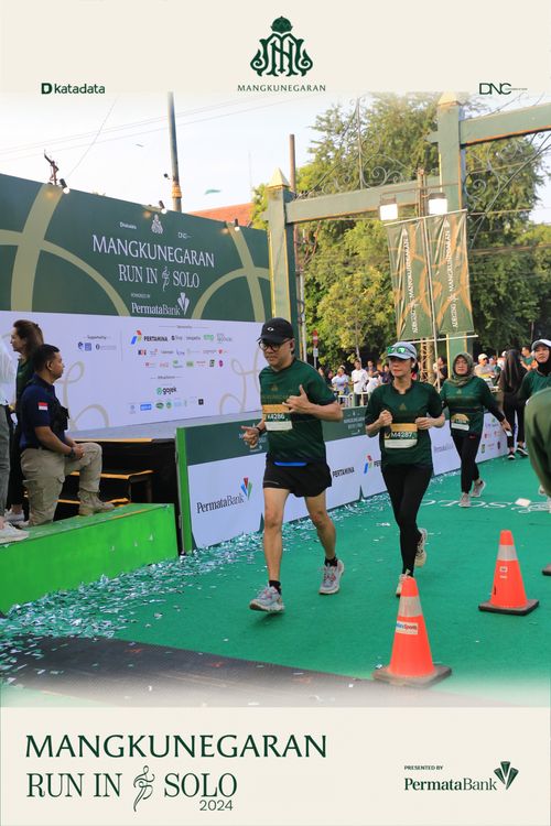 Race photo from Mangkunegaran Run 2024