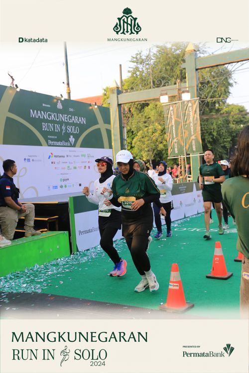 Race photo from Mangkunegaran Run 2024