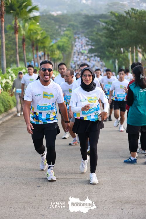 Race photo from Taman Budaya x BOGORUN 2025