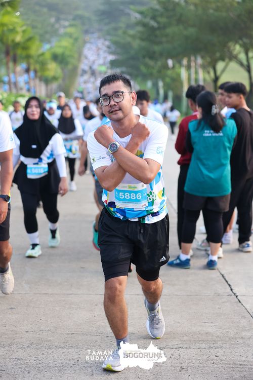 Race photo from Taman Budaya x BOGORUN 2025