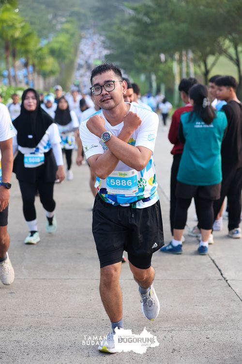 Race photo from Taman Budaya x BOGORUN 2025