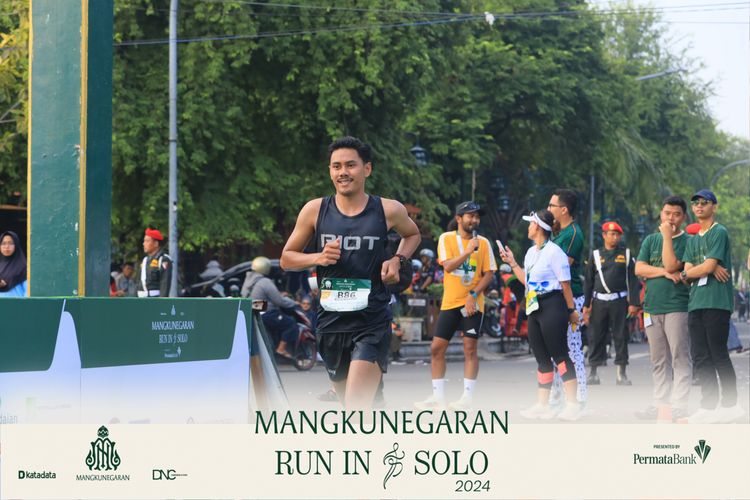 Race photo from Mangkunegaran Run 2024