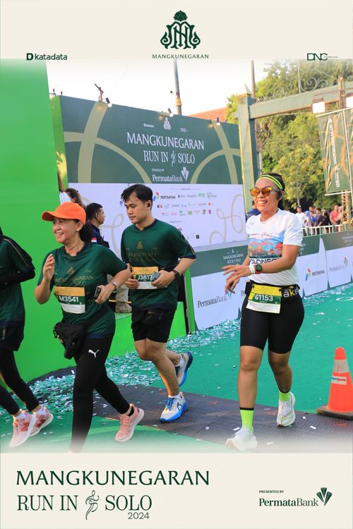 Race photo from Mangkunegaran Run 2024